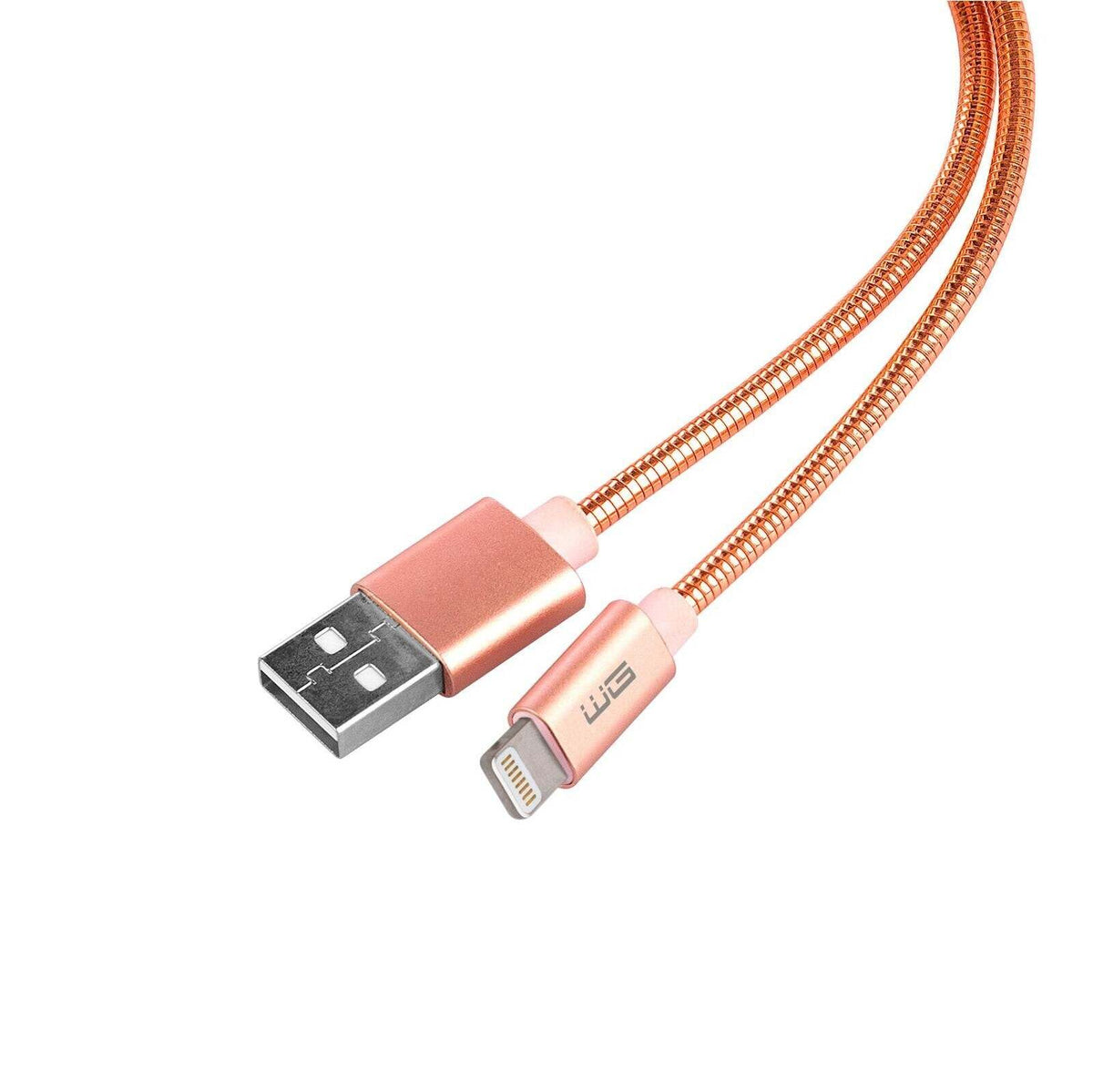 Kabel WG Lightning na USB, 1m, růžová