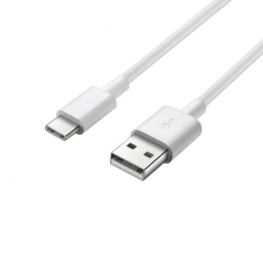 Kabel WG USB Typ C na USB, 2m, 60W, opletený, bílá