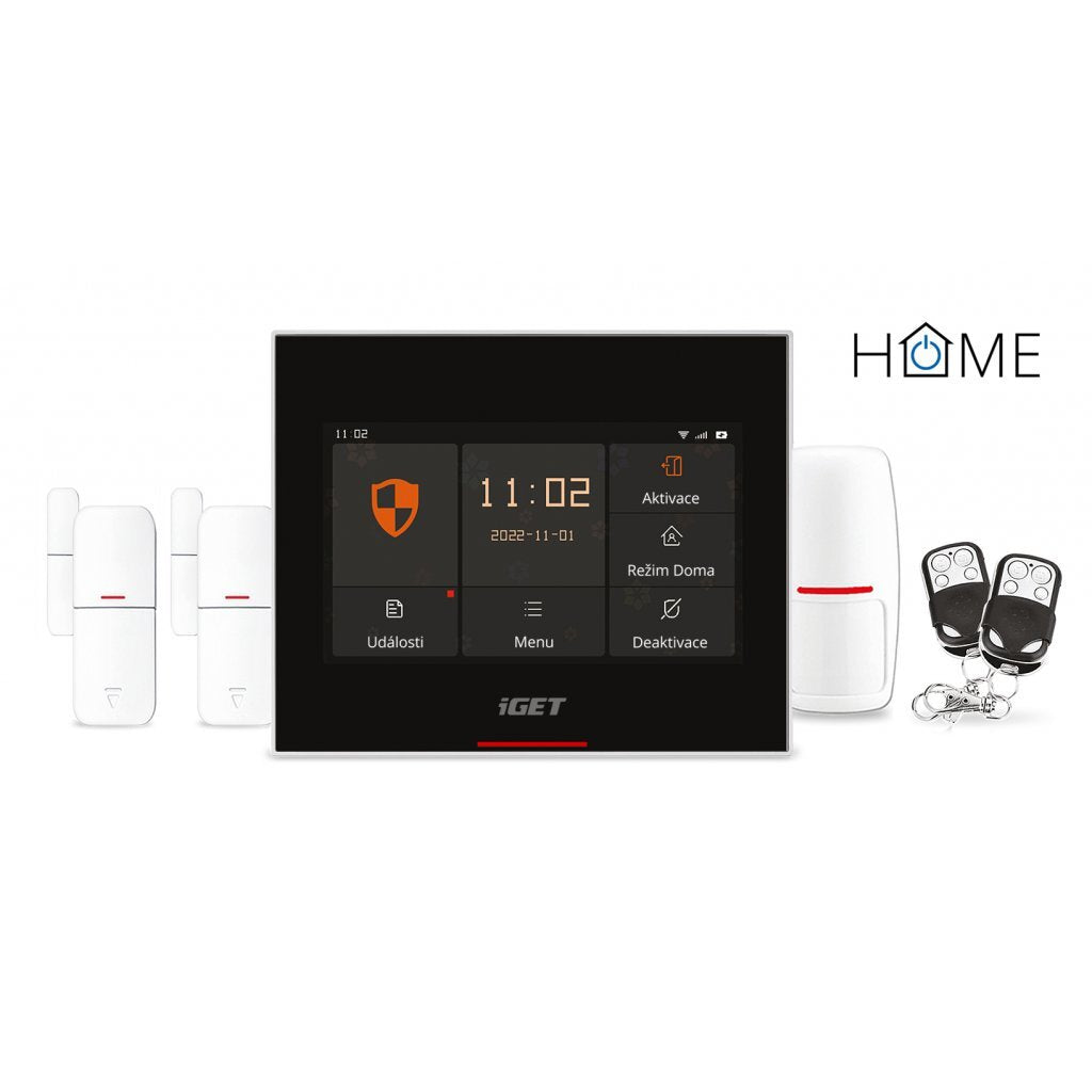 Kompletní sada iGET HOME Alarm X5 - Wi-Fi / GSM systém
