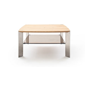 Konferenční stolek Harla - 80x41x80 (dub, hnědá, masiv) - PŘEBALENO