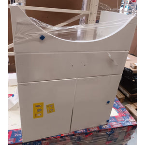 Koupelnová skříňka s umyvadlem Cara Mia (60x85x50 cm, bílá,lesk) II. jakost