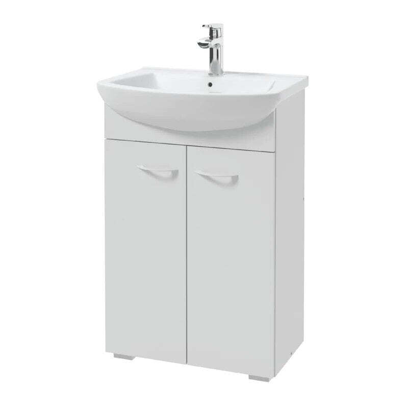 Koupelnová skříňka s umyvadlem Pico Bello (52x79x30 cm, bílá) - II. jakost