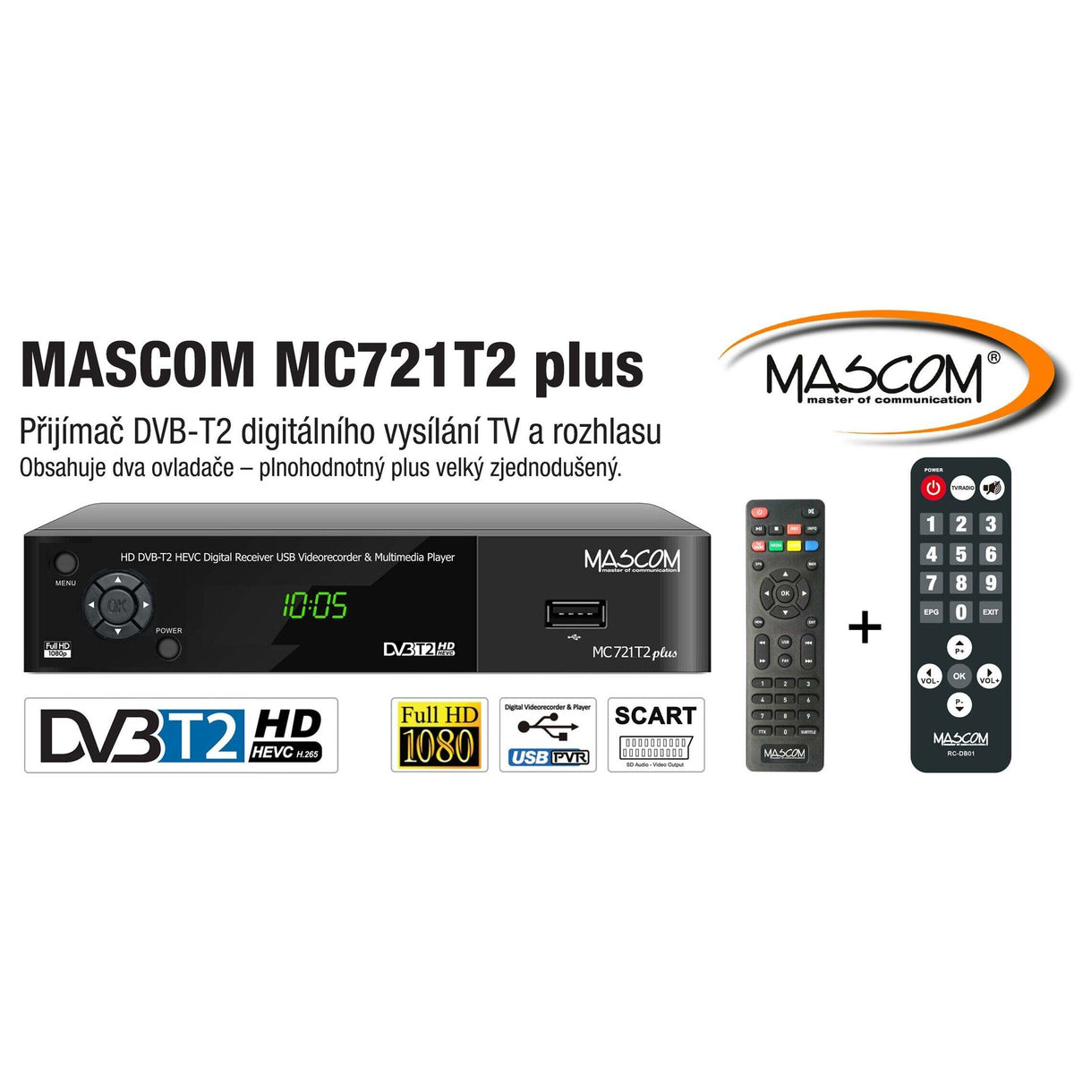 Mascom MC721PLUS NEKOMPLETNÍ