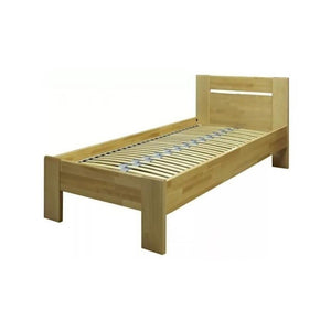 Masivní postel Tajga, 90x200, buk - II. jakost