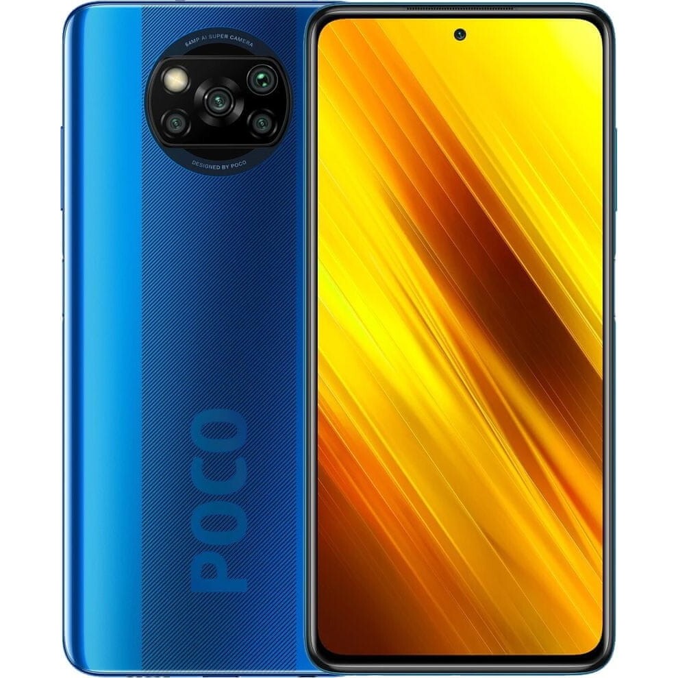 Mobilní telefon Poco X3 6GB/128GB, modrá