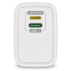 Nabíječka Connect IT 20W PD, výstup Lightning+USB-C, +kabel