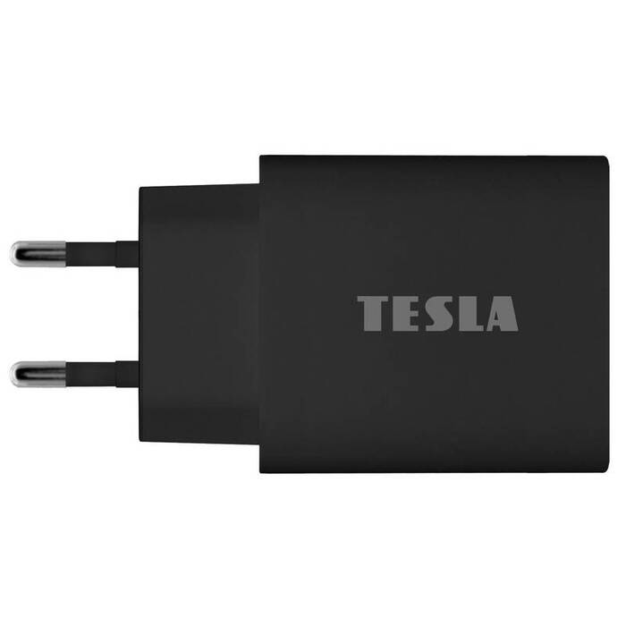 Nabíječka Tesla T100, 20W, USB-C, PD 3.0, QC 3.0, černá