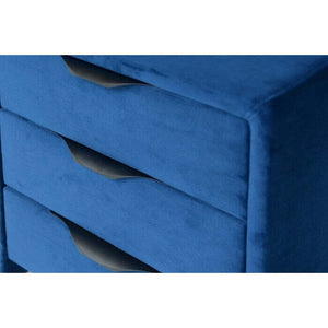 Noční stolek Franz (tmavě modrá) II. jakost