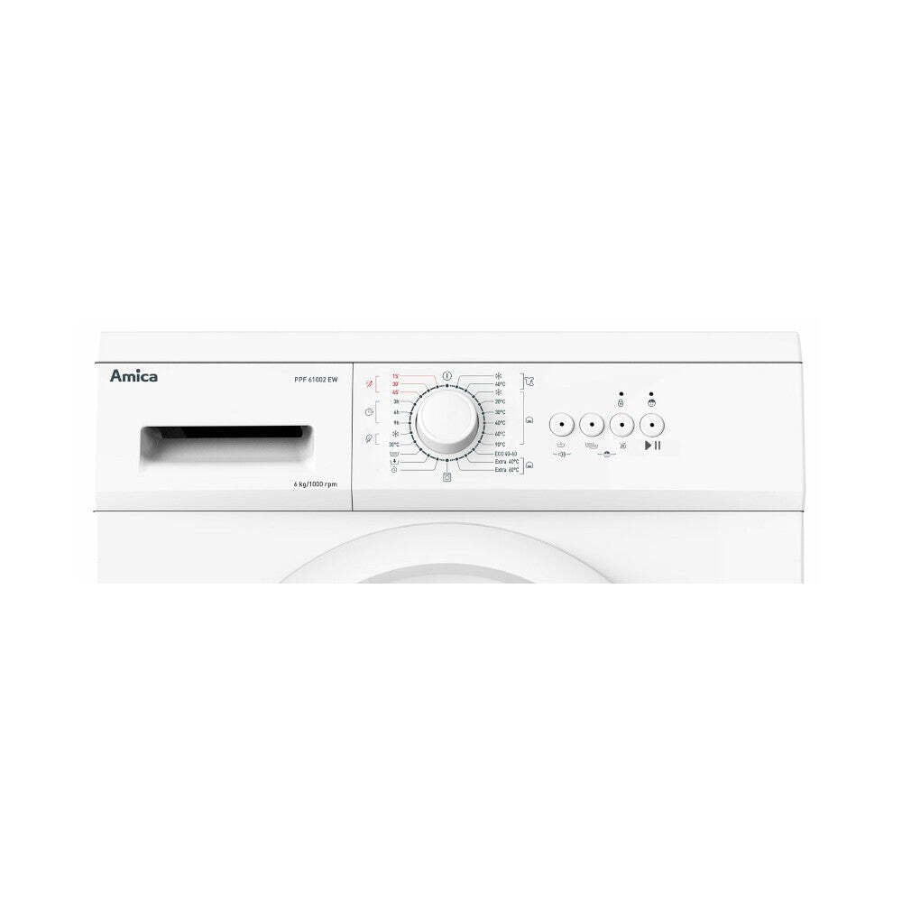 Pračka s předním plněním Amica PPF61002EW, úzká, 6 kg