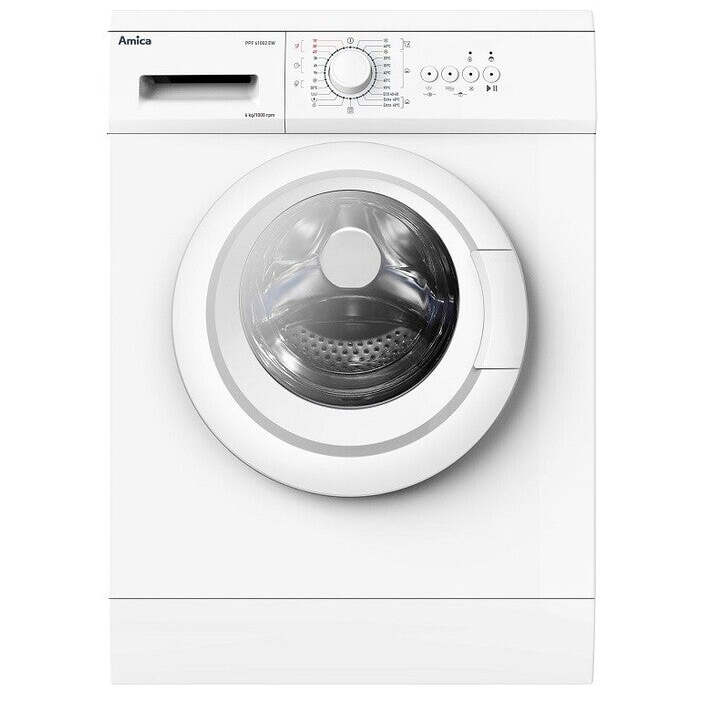 Pračka s předním plněním Amica PPF61002EW, úzká, 6 kg