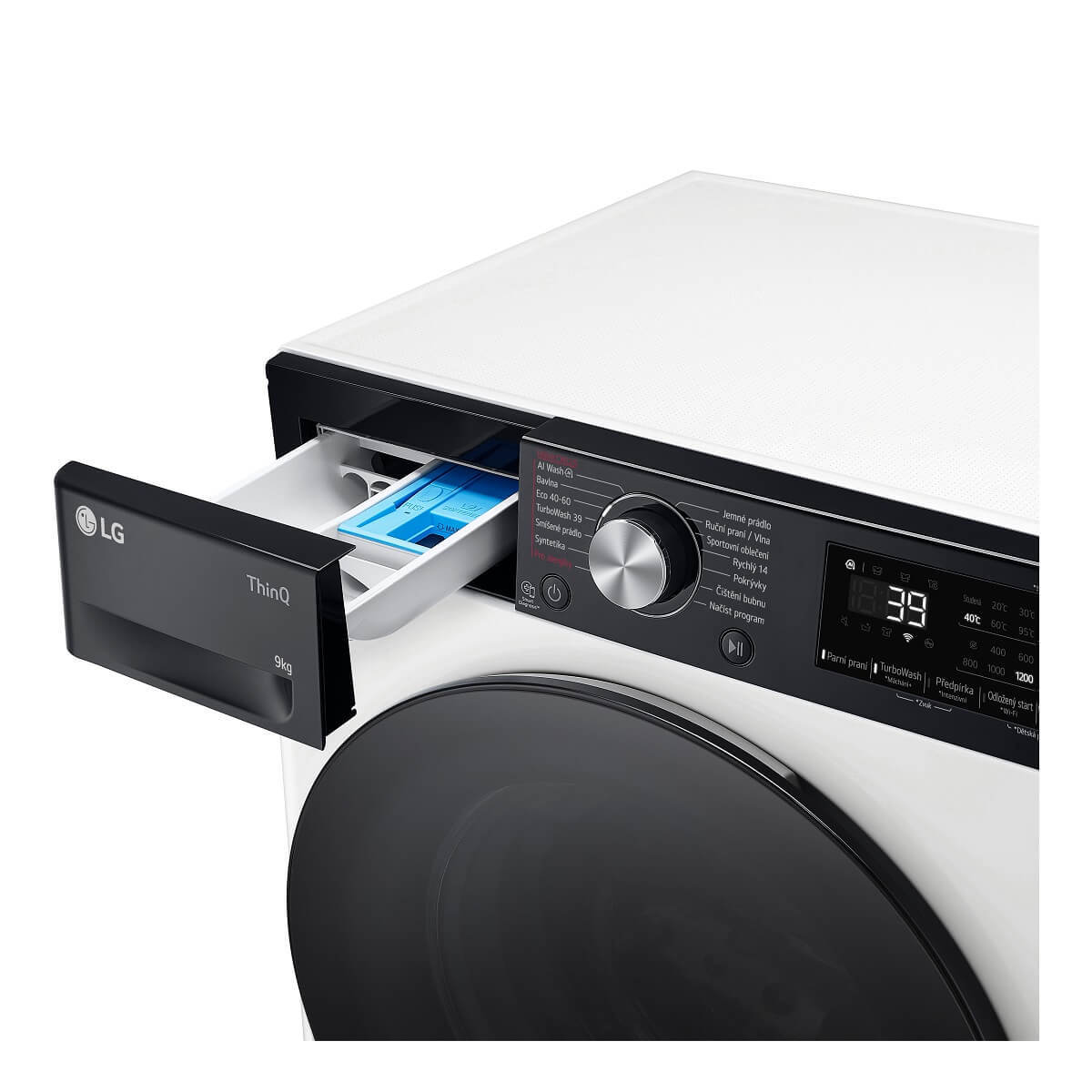 Pračka s předním plněním LG FBLR7A92WG, A, 9kg POŠKOZENÝ OBAL