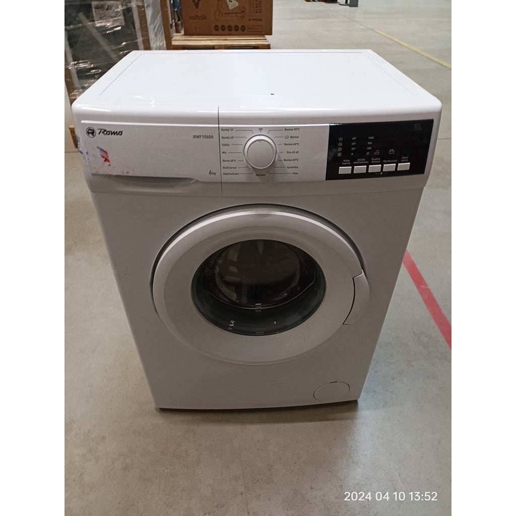 Pračka s předním plněním Romo RWF1060A, 6kg POŠKOZENÍ