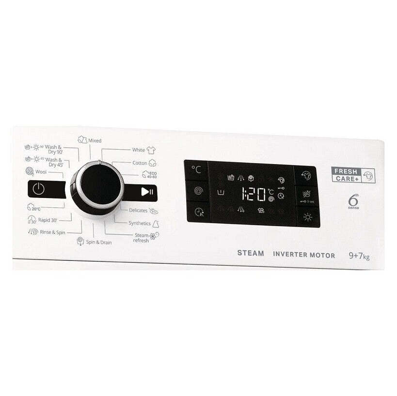Pračka se sušičkou WHIRLPOOL FWDG 971682 WBV EE N, A, 9/7kg