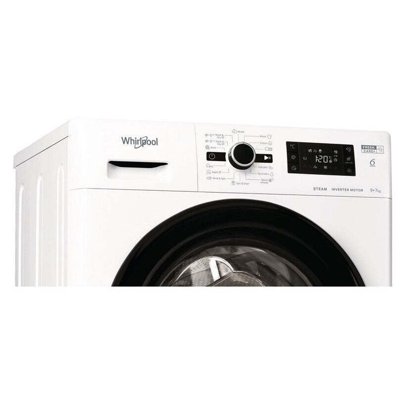 Pračka se sušičkou WHIRLPOOL FWDG 971682 WBV EE N, A, 9/7kg