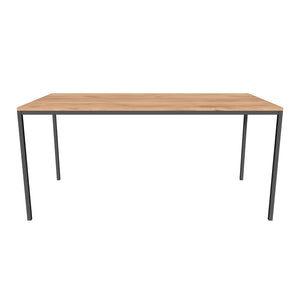 Jídelní stůl Seal 160x90x74 cm (dřevo, černá)