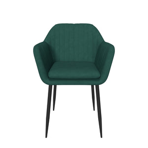 Jídelní židle Aiden zelená, černá