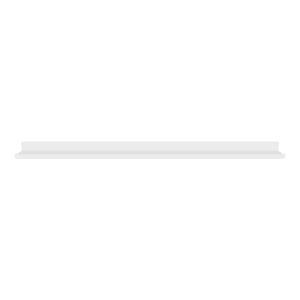 Nástěnná police Popy (bílá, 110x5x10 cm)
