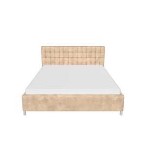 Čalouněná postel Adore 160x200, béžová, včetně roštu