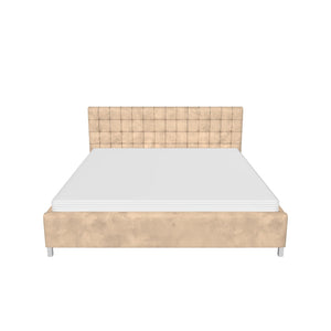 Čalouněná postel Adore 180x200, béžová, včetně roštu