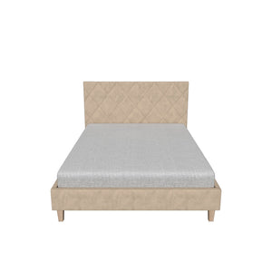 Čalouněná postel Sven 140x200, béžová, bez matrace