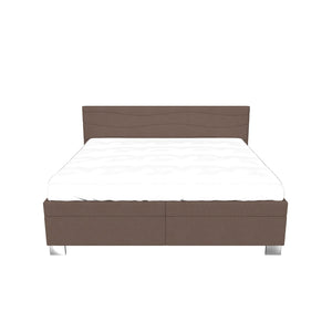 Čalouněná postel Windsor 200x200, šedá, bez matrace