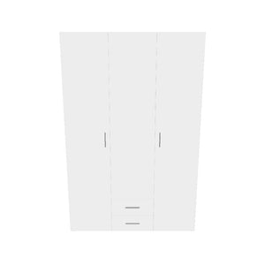 Skříň Itaka 12 - 120x185x54 cm (bílá)