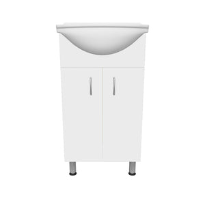 Koupelnová skříňka s umyvadlem Cara Mia (43x85x34,5cm,bílá,lesk)