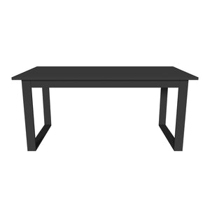 Jídelní stůl Heprion rozkládací 170-220x76x90 cm (černá)