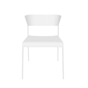 Plastová jídelní židle Lilly bílá