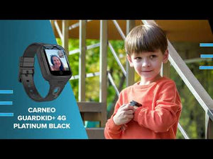 Dětské chytré hodinky Carneo GuardKid+ 4G Platinum, černá ROZBALENO