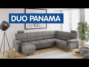 Rohová sedačka rozkládací Duo Panama pravý roh - afryka 722 - II. jakost