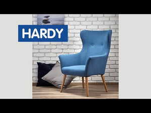 Křeslo Hardy modrá