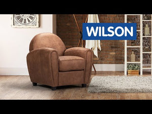 Křeslo Wilson hnědá - II. jakost
