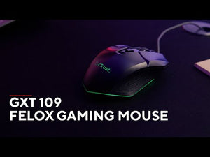 Herní myš TRUST GXT 109 FELOX, optická, USB, černá