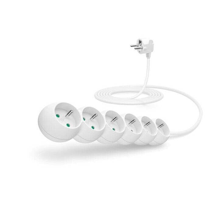 Prodlužovací kabel Connect IT, 6xzásuvka, 3m, bílý