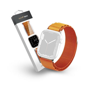Řemínek pro Apple Watch 42/44/45/49mm, Ultra Alpine Loop, oranž.