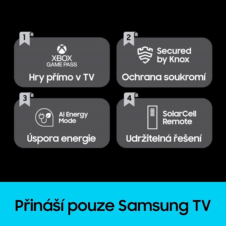 Televize Samsung QE50Q60 / 50&quot; (125 cm) POŠKOZENÝ OBAL