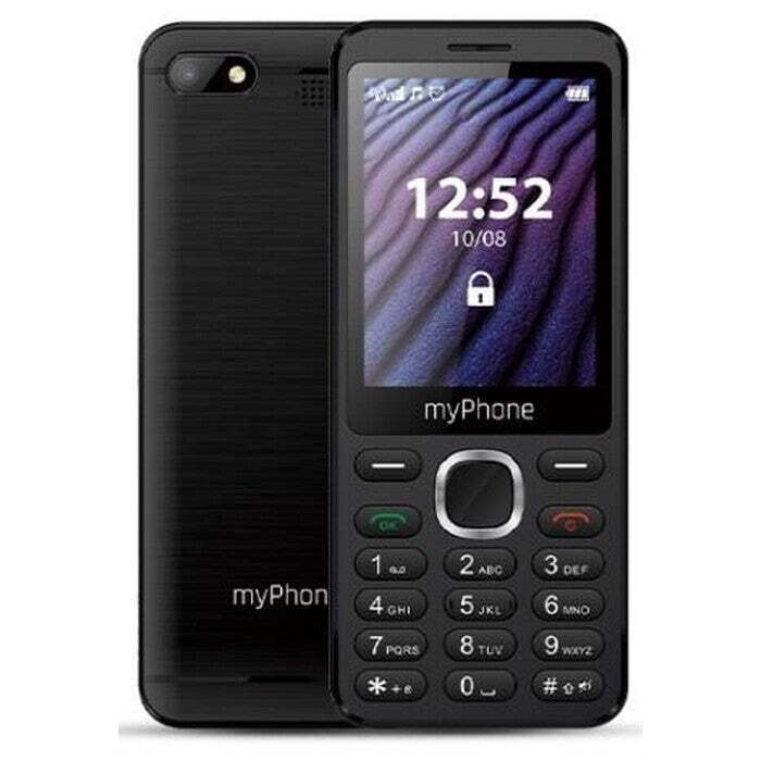 Tlačítkový telefon myPhone Maestro 2, černá VYBALENO