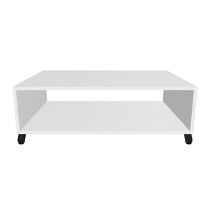 Konferenční stolek Denzi (bílá, černá)