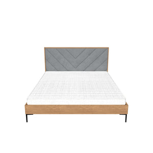 Dřevěná postel Sven 160x200, dub, bez matrace