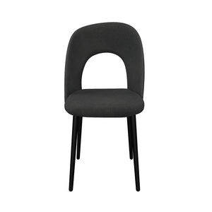 Jídelní židle Janet černá, šedá