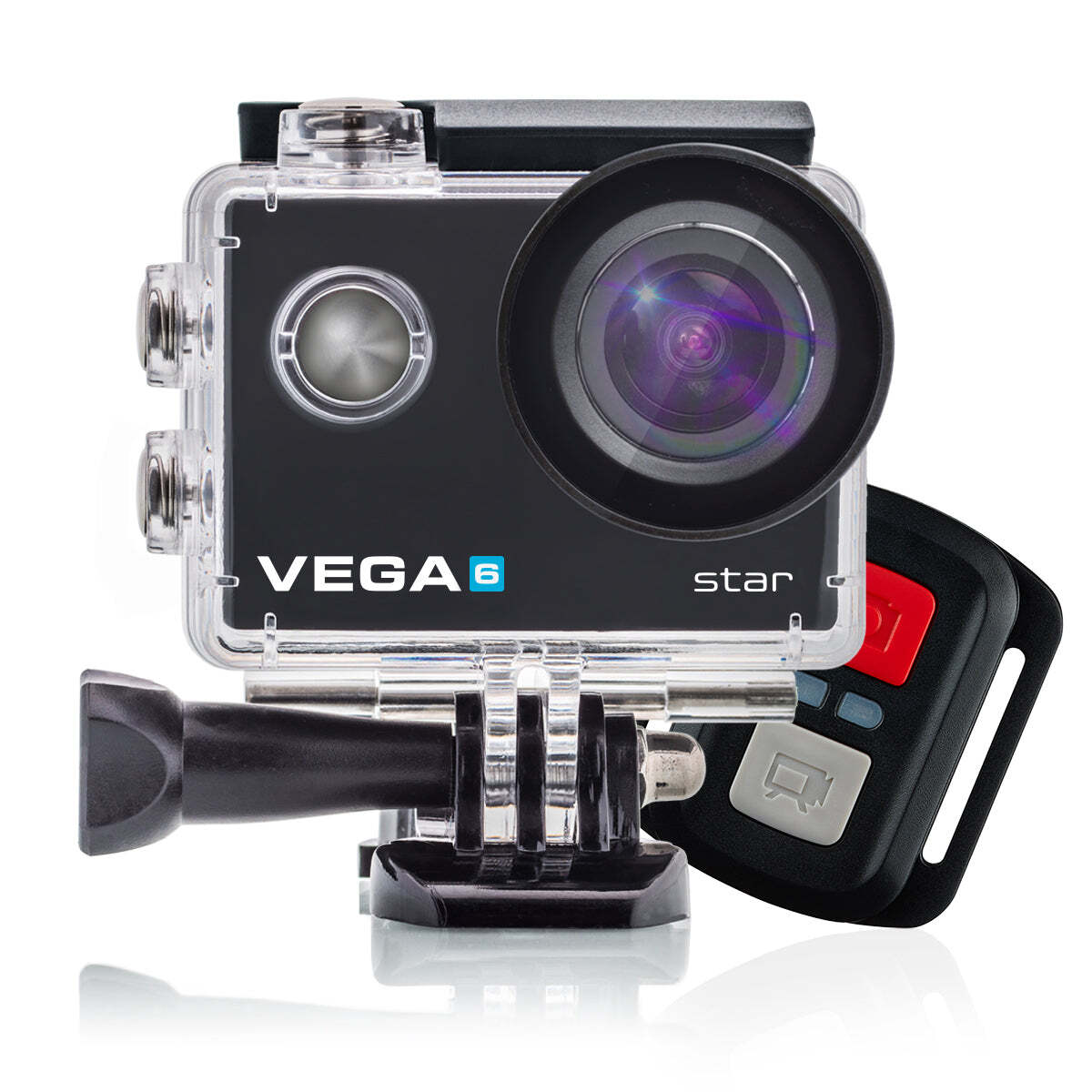 Akční kamera Niceboy Vega 6 STAR 2&quot;, 4K, WiFi, 170°+ přísl.