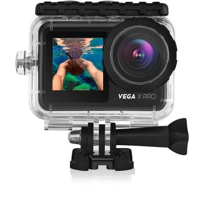 Akční kamera Niceboy Vega X PRO 2&quot;, 4K, WiFi, 170°+ přísl. ROZBA