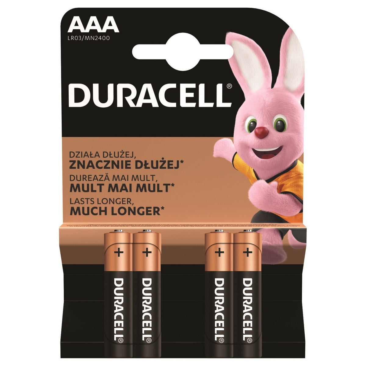 Baterie Duracell Basic, AAA, 4ks