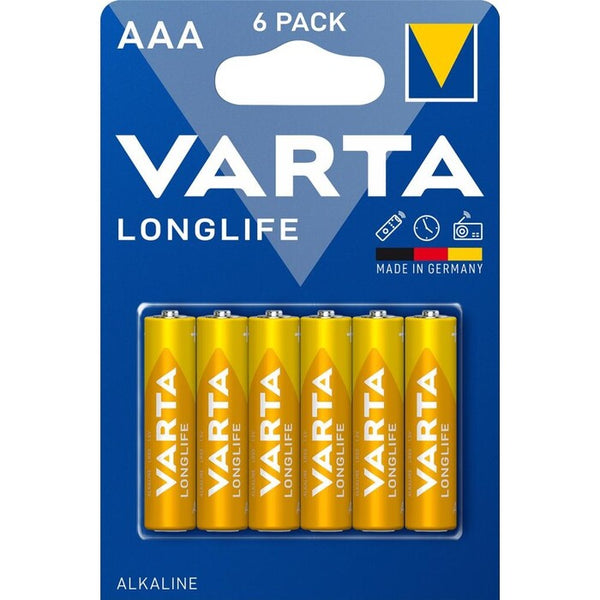 Levně Baterie Varta Longlife Extra, AAA, 6ks