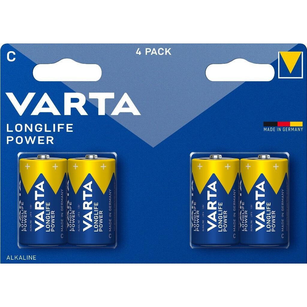 Baterie Varta Longlife Power, C, 4ks