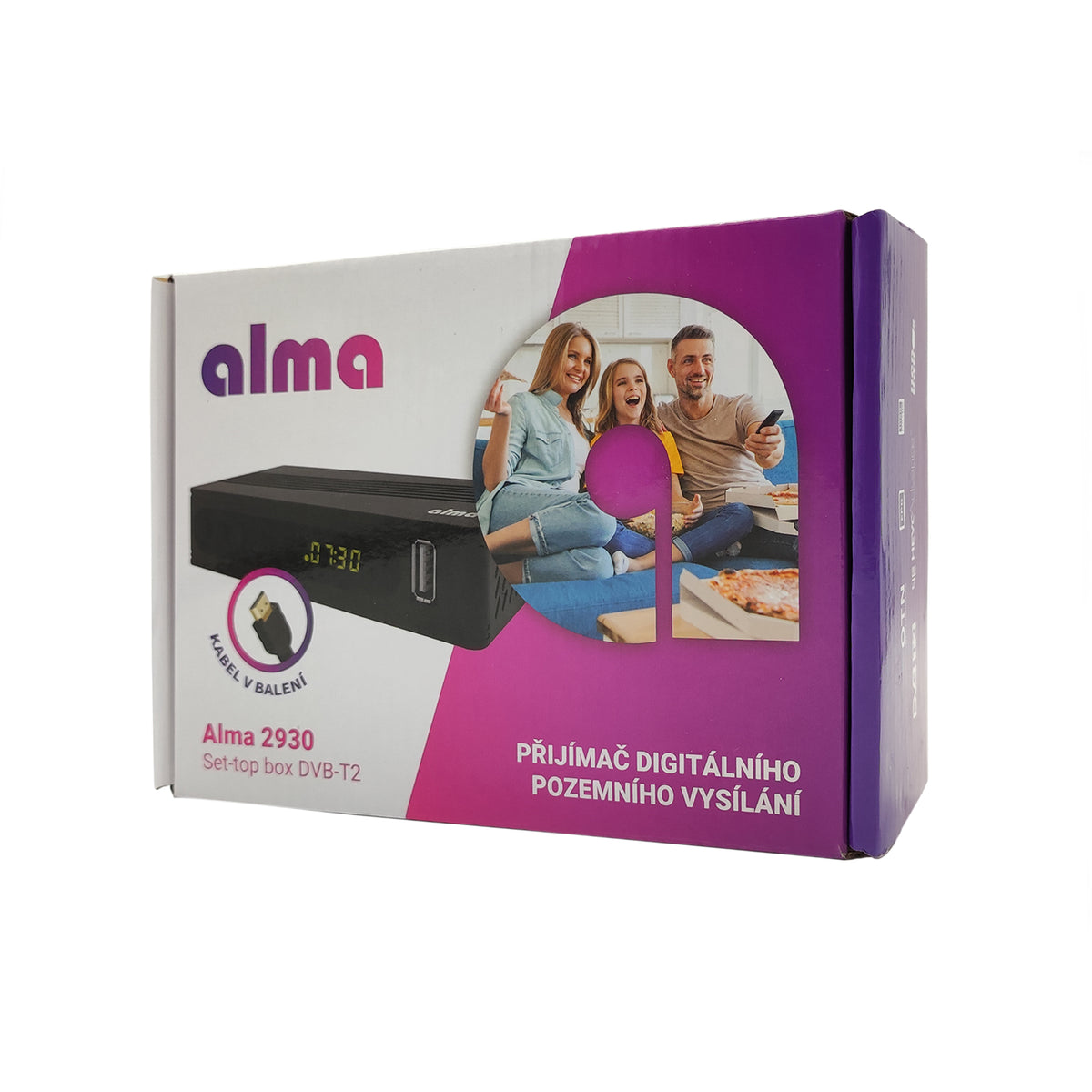 ALMA 2930 přijímač s HEVC DVB-T2