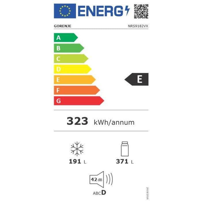 Americká lednice Gorenje NRS9182VX
