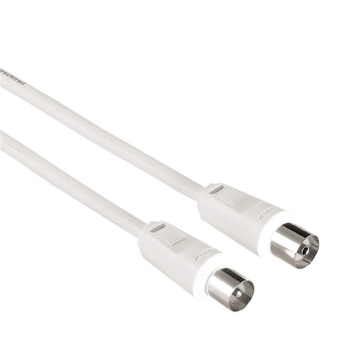 Anténní kabel Hama 42959, 75dB, bílý, 1,5m