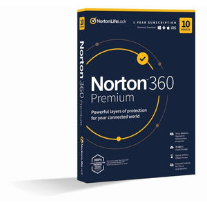 Norton 360 Premium 75GB, 1 uživatel, 10 zařízení (21416695)